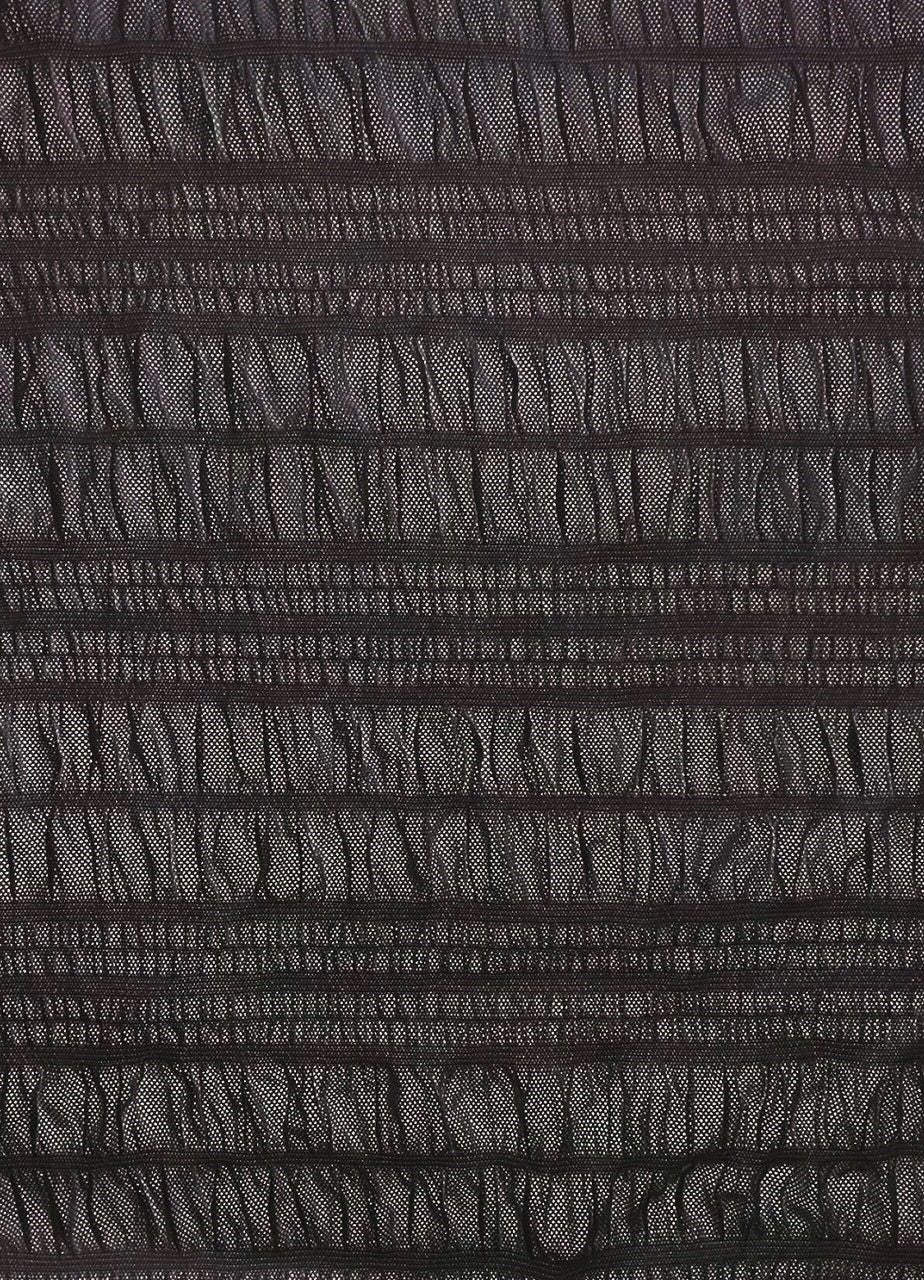 SEERSUCKER MESH  92% NYLON/8% SPANDEX1-BLACK343N-SEERSUCKER - Elegant Textiles