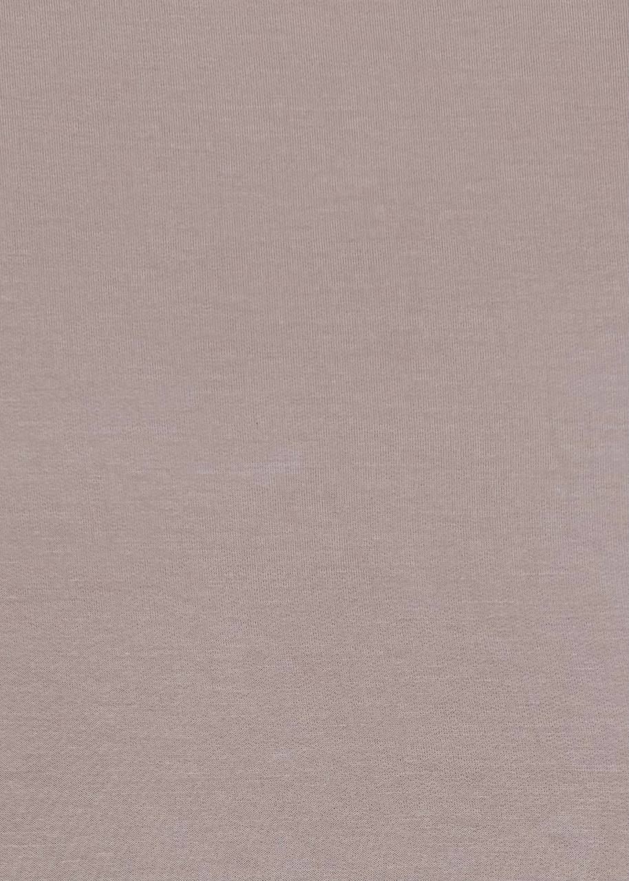 R/S FRENCH TERRY FLEECE  96% RAYON/4% SPANDEX9Y-MUSHROOM380R-FLEECE - Elegant Textiles