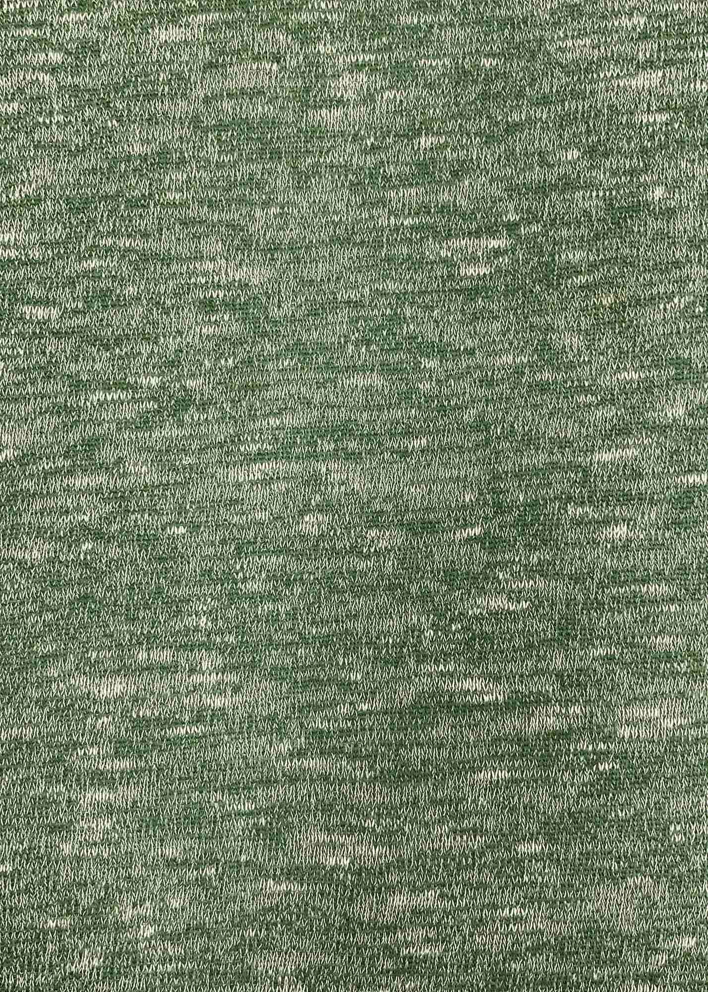 POLY RAYON STRETCHED SWEATER KNIT WITH MARLED SLUB2-OLIVESK316-SLB ...